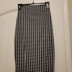Houndstooth Skirt